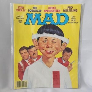 MAD Magazine #271 Jun 1987 Star Trek Equalizer Springsteen Collectible Vintage‎